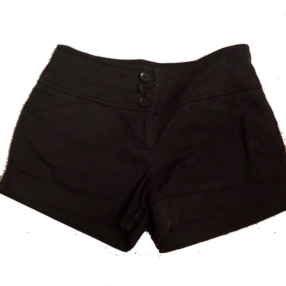 Forever 21 black shorts size small - Picture 1 of 5